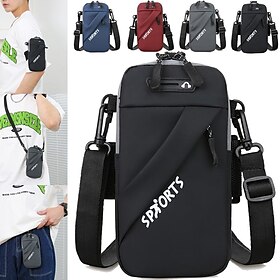 2023 New Multi Functional 3 IN 1 Outdoor Sports Fitness Running Mountaineering Mobile Phone Bag Travel Small Bag Cross Body Waist Hanging Arm Bag Single Should
