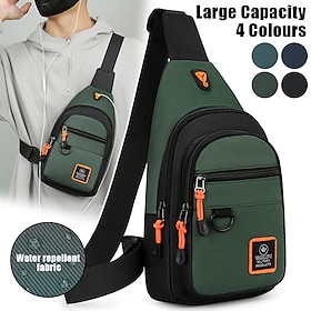 Water Repellent Sling Backpack with Large Capacity  Stylish and Durable Crossbody Bag in 4 Colors for School, Work, or Outdoor Activities