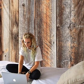 Holzhintergrund zum Aufhängen, Wandteppich, Wandkunst, großer Wandteppich, Wanddekoration, Fotohintergrund, Decke, Vorhang, Zuhause, Schlafzimmer, Wohnzimmer,