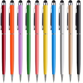 10pcs 2 In-1 Stylus Pens For Touch Screens Ballpoint Pen