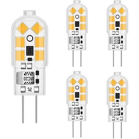 G4-LED-Glühbirne, Wechselstrom/Gleichstrom, 12 V, G4-Leuchten Mit Doppelstiftsockel, Dimmbar, G4-20-W-Halogenlampenersatz, Warmweiß 3000 K/