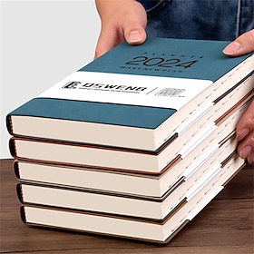 Appointment Book Daily Work Plan Accessories Daily Calendar 2024 Diary Book Daily Schedule A5 Daily Planner