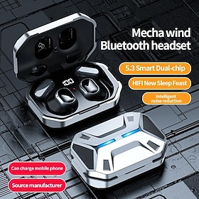 Painless Wear Wireless Bluetooth Earhook Headset 9D HIFI Bluetooth 5.3 Earhook Headphones Sport Stereo Gaming Earphones Noise Reduction Wireless Earbuds with M