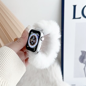 Sport Band Compatible with Apple Watch band 38mm 40mm 41mm 42mm 44mm 45mm 49mm Women Cute Adjustable Fabric Strap Replacement Wristband for iwatch Ultra 2 Seri
