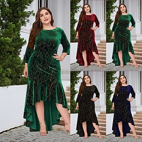 Retro Vintage 1950s 1960s Dress Masquerade Mermaid Dresses Women's Cosplay Costume Masquerade Party Dress