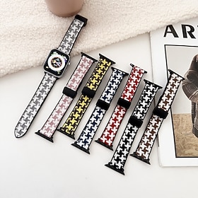 Sport Band Compatible with Apple Watch band 38mm 40mm 41mm 42mm 44mm 45mm 49mm Magnetic Clasp Adjustable Fabric Silicone Strap Replacement Wristband for iwatch