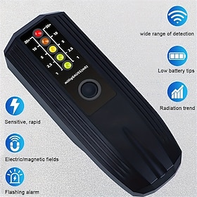 Electromagnetic Radiation Detectors High Sensitivity Handheld Dosimeter Monitor Radiation Tester EMF Meter