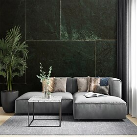 Abstract Marble Wallpaper Mural Green Marble Wall Covering Sticker Peel and Stick Removable PVC/Vinyl Material Self Adhesive/Adhesive Required Wall Decor for L