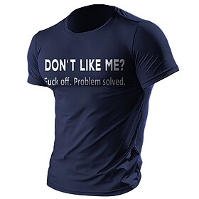 Graphic Prints Funny Letter Print Wine Black Red T shirt Tee Graphic Tee Men's Graphic 100% Cotton Shirt Basic Modern Contemporary Shirt Short Sleeves Comforta
