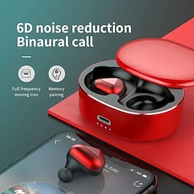 Original AI Control Tws Mini Wireless Bluetooth Headphone Waterproof Noise Cancelling Sports Headset Game Earphone Built-in Microphone Call