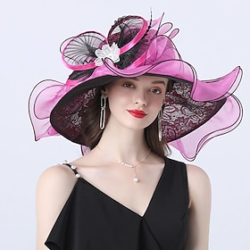 1950s Retro Vintage Derby Hat Church Hat Kentucky Derby Hat Gentlewoman Noblewoman Women's Valentine's Day Derby Ascot Horse Racing Festival Adults' Hat Spring