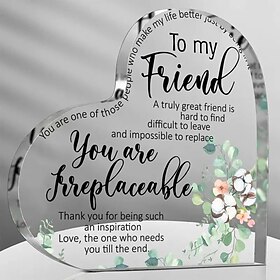 Friends Gift For Women Friendship Bestie Gifts For Woman Best Sunflower Gift Unbiological Sister Gift Christmas Birthday Gift Thank You Gift For Women Acrylic