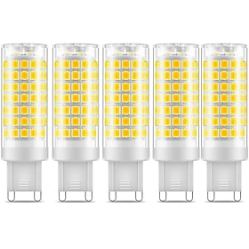 5PCS G9 LEDS 7W Equivalent to 70W Halogen Bulb 700lm Warm White 3000K/White 6000K G9 Energy Saving Bulbs Non-Dimmable Energy Efficiency Class E