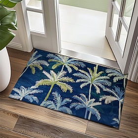 palmer dørmatte kjøkkenmatte gulvmatte sklisikre teppe oljetett teppe innendørs utendørs matte soverom dekor baderomsmatte inngangsteppe