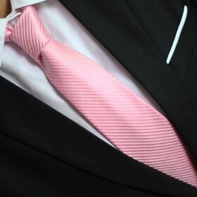 1 stk rosa mann slips bredde 8 cm brudgom brudgom slips forretningsleder slips