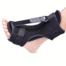 comfortfit nattskinne - justerbar avlastning for plantar fasciitt  foot drop - pustende, støttende ankelstøtte for avslappende søvn
