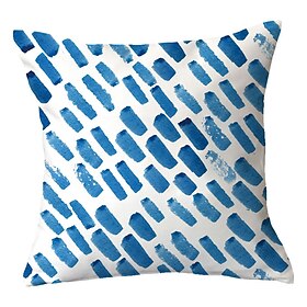 blå dekorative putetrekk 1 stk mykt firkantet putetrekk putetrekk for soverom stue sofa sofastol