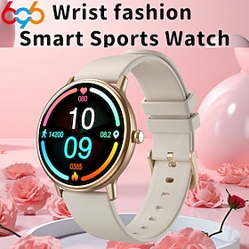696 Y86 Smart Watch 1.43 inch Smartwatch Fitness Running Watch Bluetooth ECGPPG Pedometer Call Reminder Compatible with Android iOS Women Men Hands-Free Calls