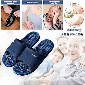 Slippers for Women Men Foot Massage Plantar Fasciitis Sliders House Ladies Sandals Shower Shoes Non-Slip Quick Drying Pool Slides Massage Slippers Shoes Sandal