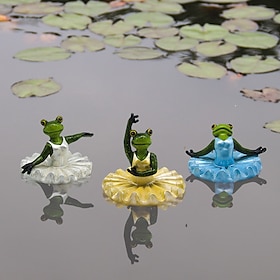 vann flytende frosk ornament figur statue håndverk for hjemme hage dam dekorasjon foto rekvisita gave