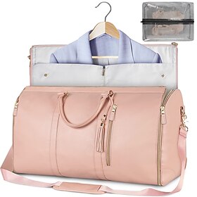 Faltbare Reisetasche mit extra großem Fassungsvermögen – multifunktionaler Organizer, Handgepäck aus PU mit geräumigem Stauraum