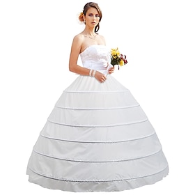 Hoop Skirt for Women Crinoline Petticoat half Slips Under Skirt for Ball Gown Underskirt for Wedding Bridal Dress Party Victorian Rococo