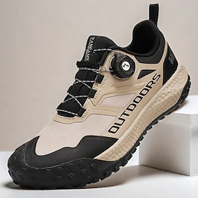 Men's Outdoor Hiking Shoes - Waterproof, Non-Slip, Lightweight Trekking Sneakers for Trail and Climbing Adventures