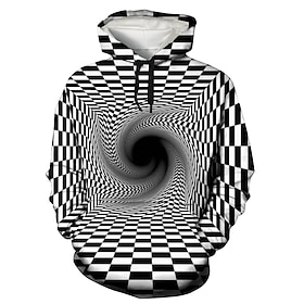 Men's Graphic Hoodie Hoodies Sweatshirt Cool Long Sleeve Hooded Blue Black And White Red Purple Fall Winter Designer S M L XL 2XL 3XL