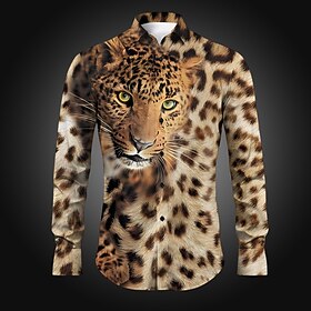 Men's Leopard Butto… - image