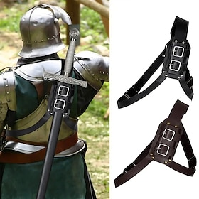 Punk Gothic Medieval Renaissance Outfits Warrior Fancy Dress Men's Women's Unisex Pirate Halloween Masquerade Performance Masquerade Adults' Sscabbard