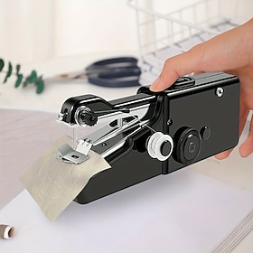 Handheld Sewing Machine Battery Operated Sewing Machine Sewing Machine for Beginners Portable Sewing Machine Clothing Repair Sewing Crafts