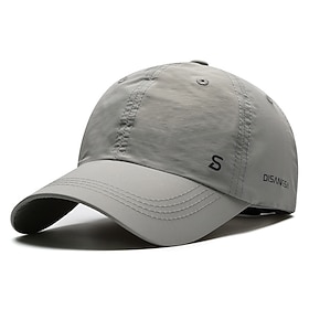 Per uomo Cappellino da baseball Cappello da sole Cappello da camionista Nero Blu marino Chinlon Di tendenza Informale Strada Giornaliero Alfabetico Regolabile