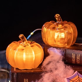 halloween dekorasjoner jack o lanterne gresskar lanterne led stearinlys batteridrevet halloween light up gresskar kostyme rekvisitter skrivebordspynt 1 stk