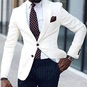 Men's Graduation Blazer Business Cocktail Party Wedding Party Fashion Casual Sp…