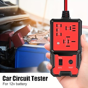 Testeur de relais automobile 12V - Outil de diagnostic électronique pour batterie et générateur analyseur de vérification universel