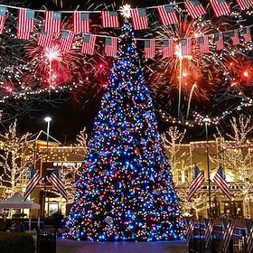 DC24V Safe Voltage LED String Lights 100M 50M 20M 10M with 800 LEDs and 400 LEDs, Fairy Strip Holiday Lights, IP65 Waterproof Outdoor Lighting for , Party, Ne