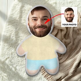 Irregular Cushions Pillows Personalized Gift Photo Custom Gift Ideas in Various Sizes with Insert Gift for Him/Her/Kid/Elderly