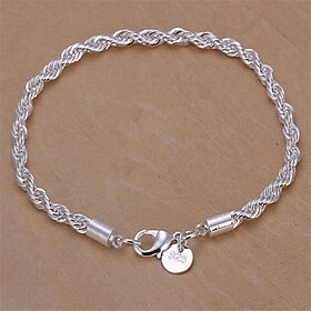 Classic Blessed Vintage Stylish Chrome Bracelet Jewelry Silver / Gold For Gift Daily