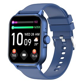 Zw36a Smart Watch (Dafit) 1.83 Full Touch Screen With Encoder Waterproof Sports Health Monitoring Blood Oxygen Blood Pressure/Heart Rate/Sleep MonitoringMulti