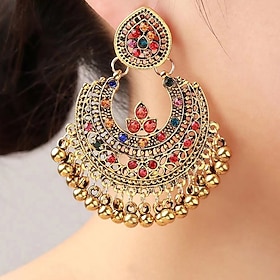 Women's Stud Earrings Drop Earrings Fancy Joy Tropical Stylish Korean Earrings Jewelry Silver / Gold For Party 2pcs