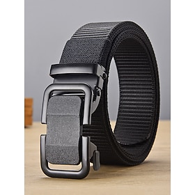 Men's Tactical Nylon Belt with Heavy-Duty Quick-Release Buckle, Adjustable Durable Design for Outdoor Activities, Hiking, and Casual Wear