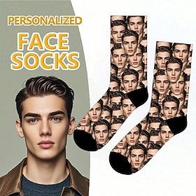 Custom Couple Photo Socks
