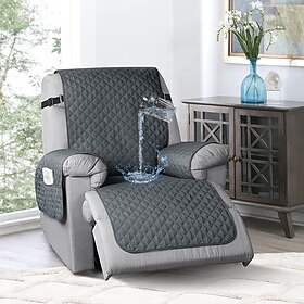 Reversible Recliner Covers Cover Sofa Covers for Dogs,Sofa Slipcover,Couch Covers for 3 Cushion Couch,Couch Protector with Pockets
