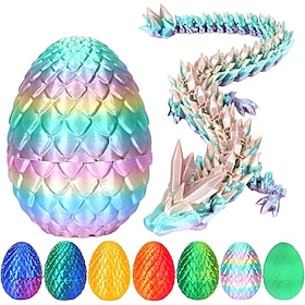 3D Printed Crystal Dragon Egg Toy