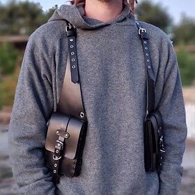 Black Leather Holst…