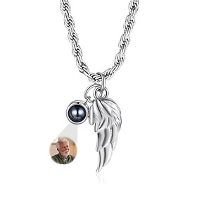 Personalized Necklace with Photo Projection Stone Custom Best Gift for Mom  Unique Jewelry Gift for Loved Ones, Perfect for Special Occasions