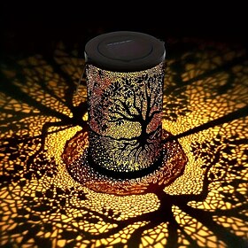 Solar Lanterns Outdoor, Waterproof Hanging Solar Lantern Garden Decor, Solar Lights for Backyard Porch Patio Table Yard Balcony Lawn Pathway, Gifts for Women G