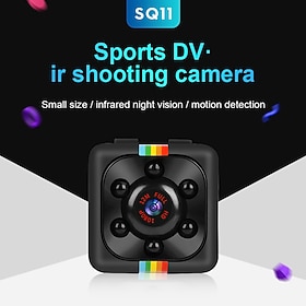 Mini SQ11 Full HD 1080P Camera Remote DVR Camcorder with Night Vision Micro Sport DV for Kids Pet Outdoor Safety Monitoring