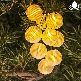 Solarlaternen-Lichterketten für den Außenbereich, wasserdicht, 3 m, 20 LEDs, dekorative Lichter, mehrfarbig, für Terrasse, Garten, Hochzeit, Party, Camping, Sc