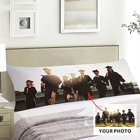 Custom Body Pillow Cover Add your Image Best Graduation Gift Personalized Photo Design Picture Fashion Casual Pillowcase Cushion Cover